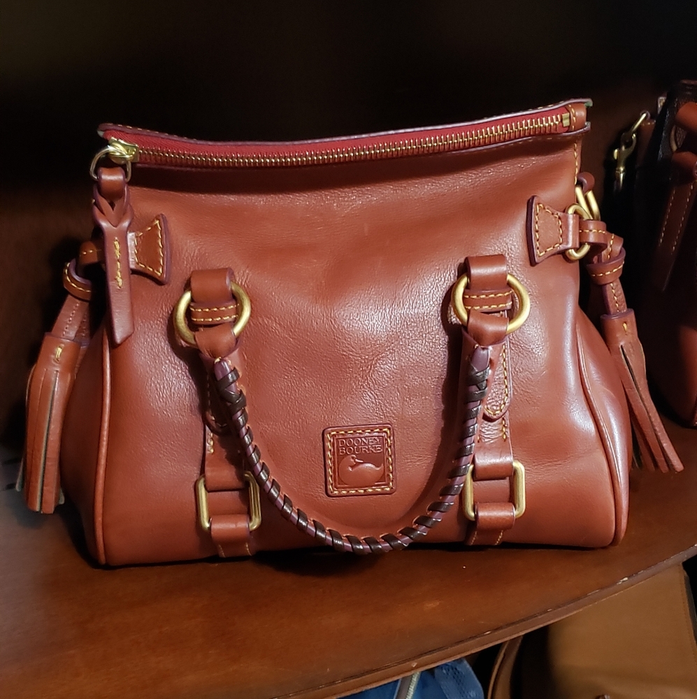 Dooney & Bourke Florentine Micro Satchel in Ginger